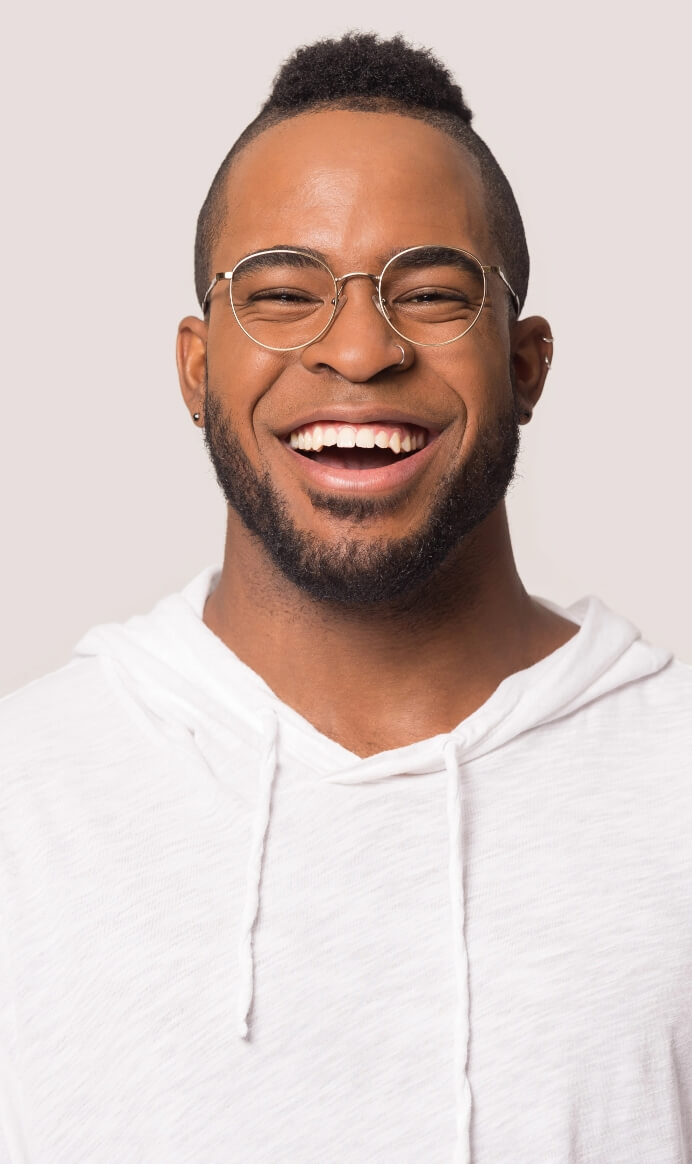 Smiley Men With Glasses